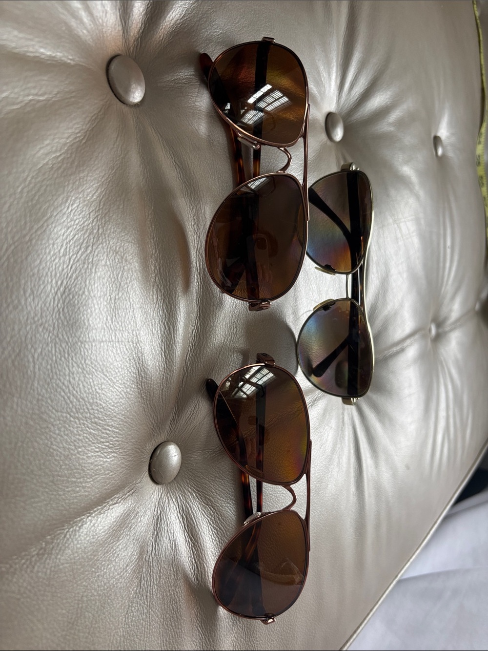 Women’s Burberry Brown and Gold Aviator Sunglasses - Classic Polarized Style